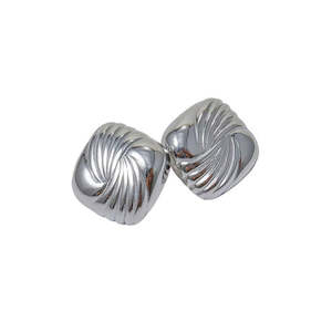 Vintage: Nonna Earrings-Silver