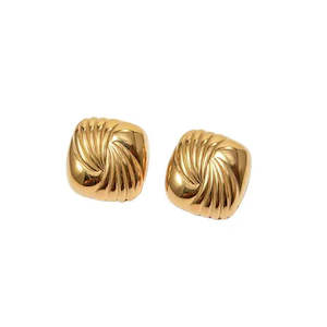 Vintage: Nonna Earrings-Gold