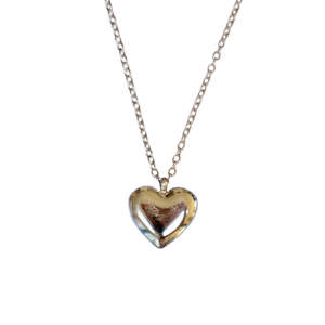 The Lover S Edit: Antique Heart Necklace - Silver