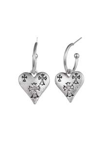 Earrings: Chrome Heart Earrings