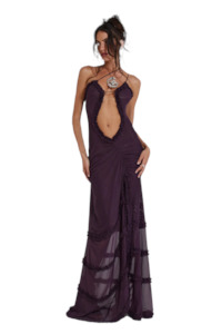 Jaded London Fatale Maxi Dress in Dusk