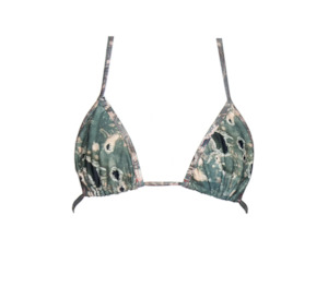 Denim Print Zyzz Bikini Top