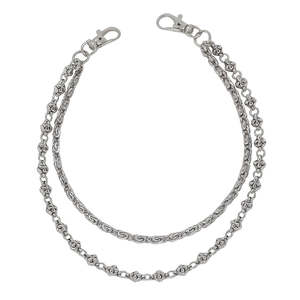 All: Chrome Wallet Chain (Belt Accessory)