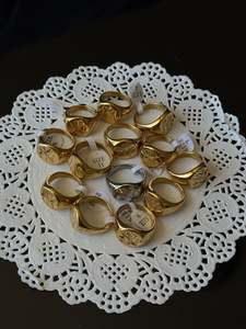 All: SS45 Yankee Crest Ring *WATERPROOF & TARNISH-PROOF* *Minor Scratches*