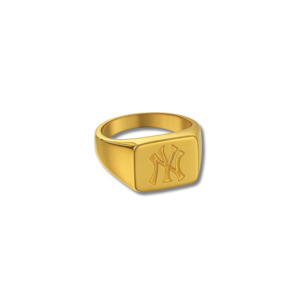 Icon Brick Ring - Gold