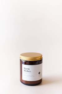 Soy Candle | Warm Wishes | Orange + Clove & Musk