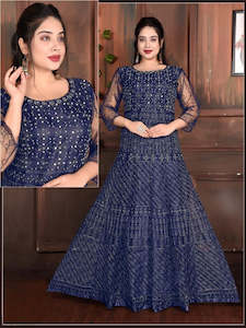Netting Gown Kameez