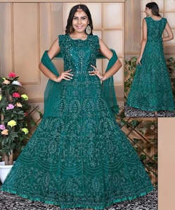 Netting Gown Kameez
