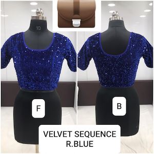 Velvet Readymade Blouse
