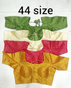 Silk Blouse With Sequence Work