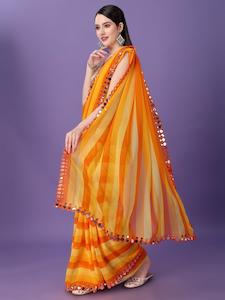 Exclusive Mirror Work Saree