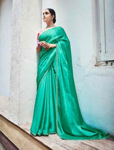 Moss Chiffon Printed Saree