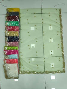 Sheet Mirror Work Dupatta