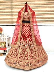 Designer Semi Stitched Bridal Shaded Lehenga Choli