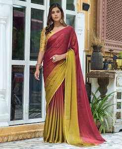 Shaded Pure Chiffon Saree