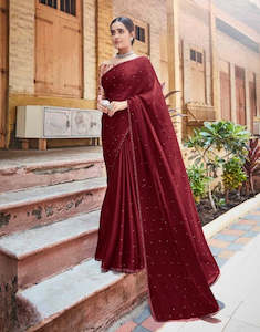 Moss Chiffon Printed Saree