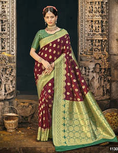 Sale Specials: Zari Woven Party Wear Silk Saree