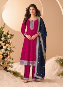 Salwar Kameez: Silk Flair Kameez