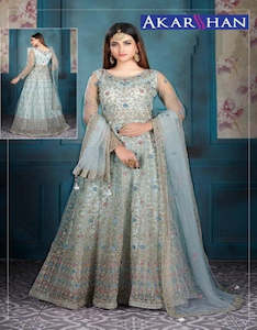 Plus Size: Designer Netting Gown