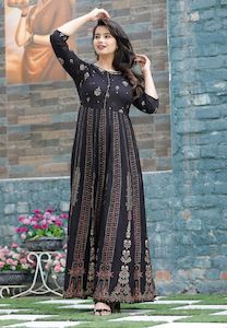 Kurti Plus Size: Rayon Suit