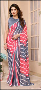 Georgette Pre-Pleated Readymade Saree