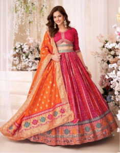 Embroidered Readymade Lehenga Choli