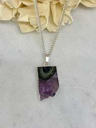 Amethyst Pendant - Silver