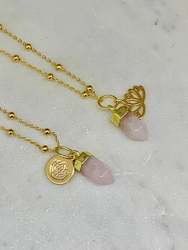 Frontpage: Mini Rose Quartz Pendant