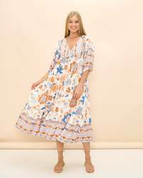 Sale: Hollie Midi Dress - IRIS MAXI