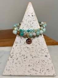 Bracelets: Lotus Disc Bracelet Set