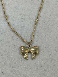 Bow Necklace