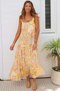 Maxi Dress: Xena Slip Maxi Dress - Dreamcatcher