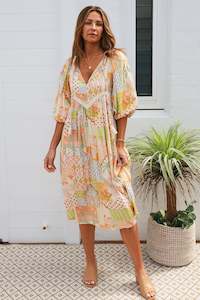 Midi Dress: Xena Midi Dress - DREAMCATCHER