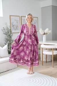 Casey Maxi Dress - Berry