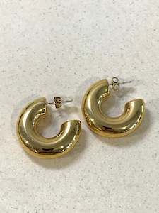 Earrings 1: Essential Gold Hoops - Large