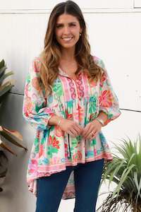 Bouquet Bloom Blouse - Dreamcatcher