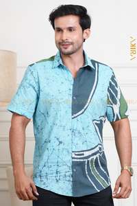 men-batik-shirt: Aaradhya Batik Gents Shirt
