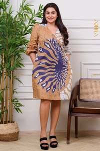Flora Elegant Batik Dress