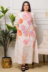 Quivara flora batik designer dress
