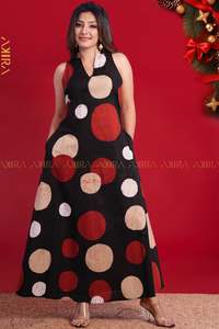 Circle Vibe Batik Designer Dress