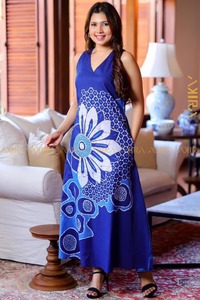 women-maxi-batik-dress: Asia Batik Dress
