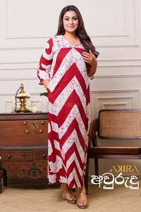 women-maxi-batik-dress: Lotus batik designer dress