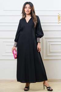 Queen Midnight Work Detail Dress