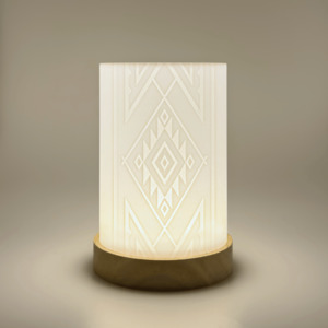 Frontpage: Tāniko Cylinder Lamp (Dimmable)