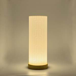 Large Poutama Cylinder Lamp