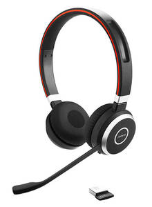 Cordless Headsets: Jabra Evolve 65 MS Binaural Wireless Bluetooth Headset