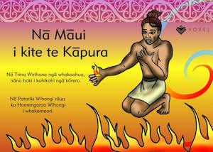 Māui finds Fire (Te Reo Māori Text)