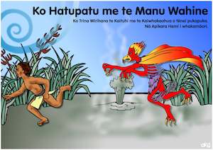 Resource Library Printable Legend Booklets: Hatupatu and the Bird Woman (Te Reo Māori Text)