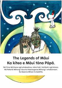 Resource Library Printable Legend Booklets: The Legends of Māui - Book 3 - Ka kitea e Māui tōna Pāpā (Te Reo Māori Text)