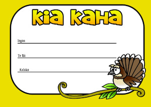 Certificate - Kia Kaha Style 4